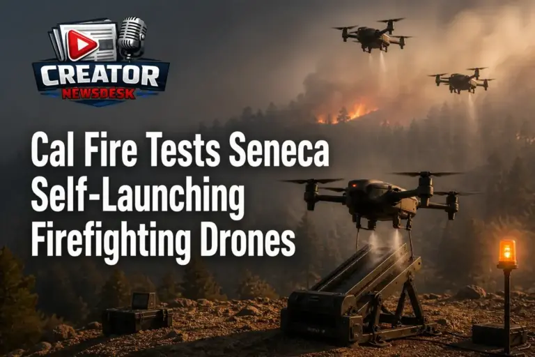 Cal Fire Tests Seneca Self‑Launching Firefighting Drones