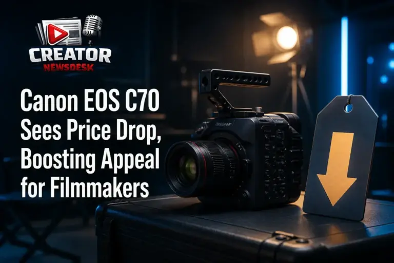 Canon EOS C70 Sees Price Drop, Boosting Appeal for Filmmakers