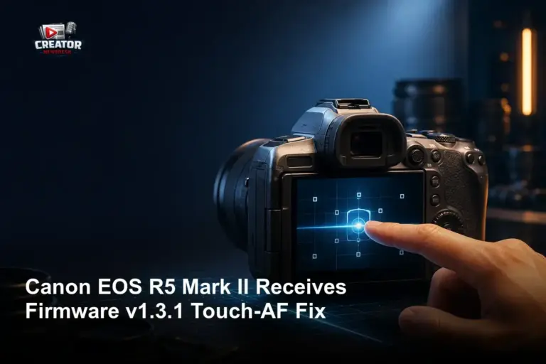 Canon EOS R5 Mark II Receives Firmware v1.3.1 Touch‑AF Fix