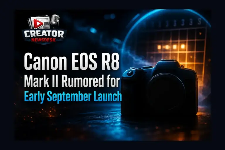 Canon EOS R8 Mark II Rumored for Early September Launch