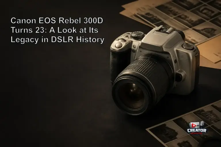 Canon EOS Rebel 300D Turns 23: A Look at Its Legacy in DSLR History