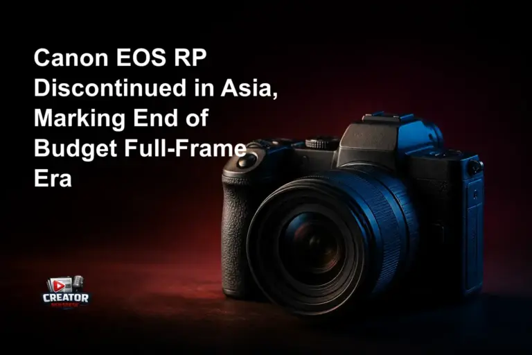 Canon EOS RP Discontinued in Asia, Marking End of Budget Full-Frame Era