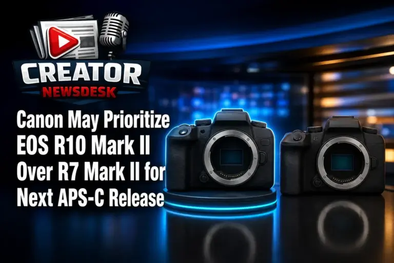 Canon May Prioritize EOS R10 Mark II Over R7 Mark II for Next APS-C Release