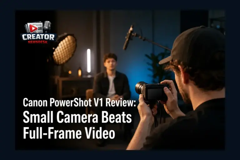 Canon PowerShot V1 Review: Small Camera Beats Full‑Frame Video