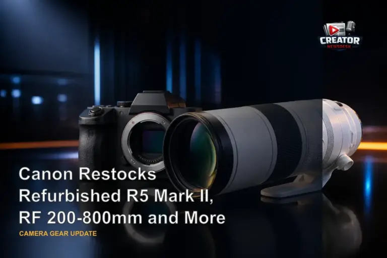 Canon Restocks Refurbished R5 Mark II, RF 200-800mm and More