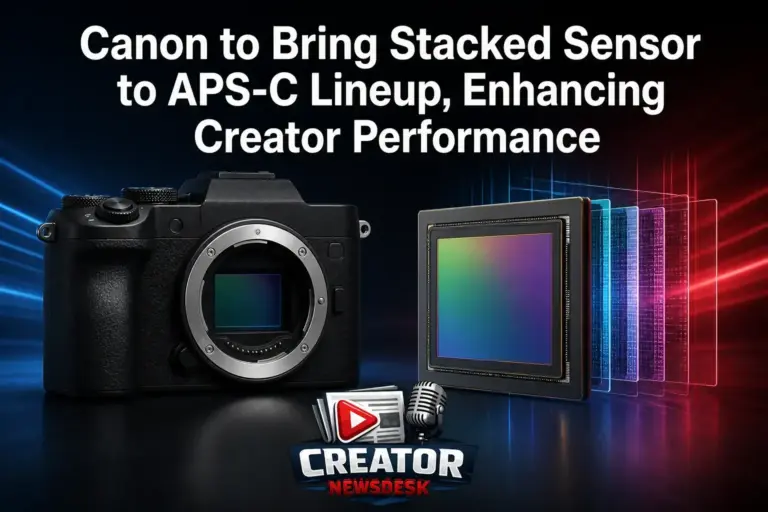 Canon to Bring Stacked Sensor to APS-C Lineup, Enhancing Creator Performance