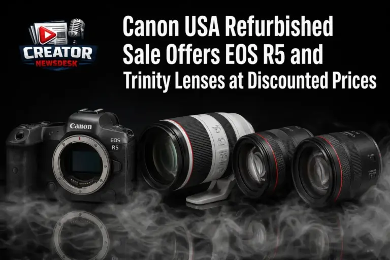 Canon USA Refurbished Sale Offers EOS R5 and Trinity Lenses at Discounted Prices