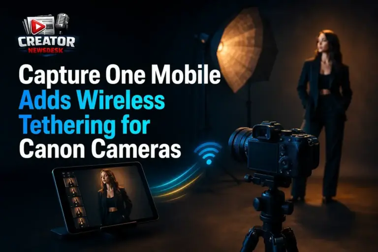 Capture One Mobile Adds Wireless Tethering for Canon Cameras