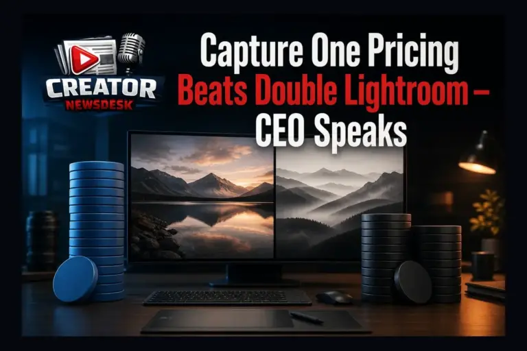 Capture One Pricing Beats Double Lightroom – CEO Speaks
