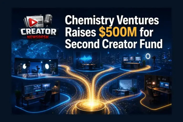 Chemistry Ventures Raises $500M for Second Creator Fund