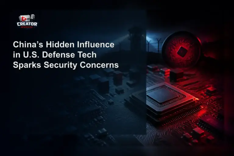 China’s Hidden Influence in U.S. Defense Tech Sparks Security Concerns