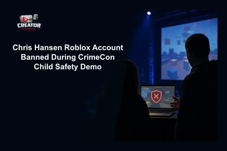 Chris Hansen Roblox Account Banned During CrimeCon Child Safety Demo