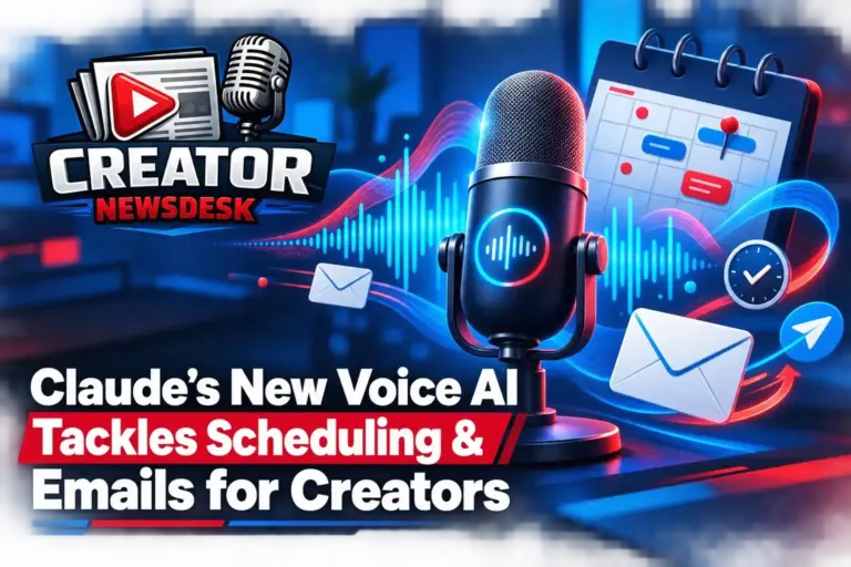 Claude’s New Voice AI Tackles Scheduling & Emails for Creators