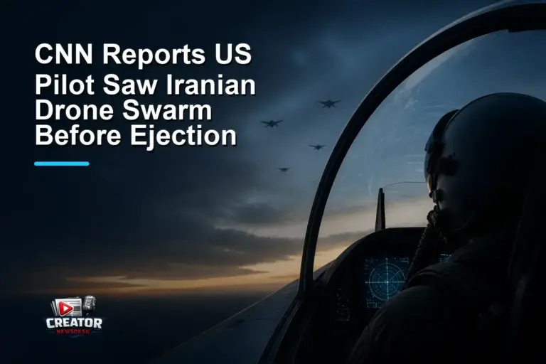 CNN Reports US Pilot Saw Iranian Drone Swarm Before Ejection