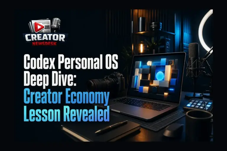 Codex Personal OS Deep Dive: Creator Economy Lesson Revealed