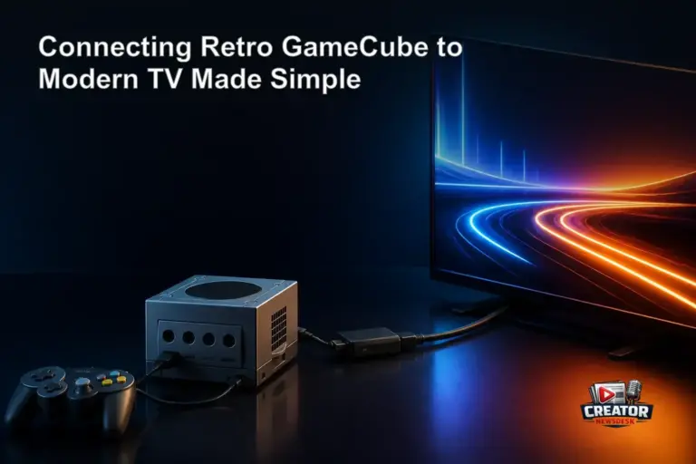 Connecting Retro GameCube to Modern TV Made Simple