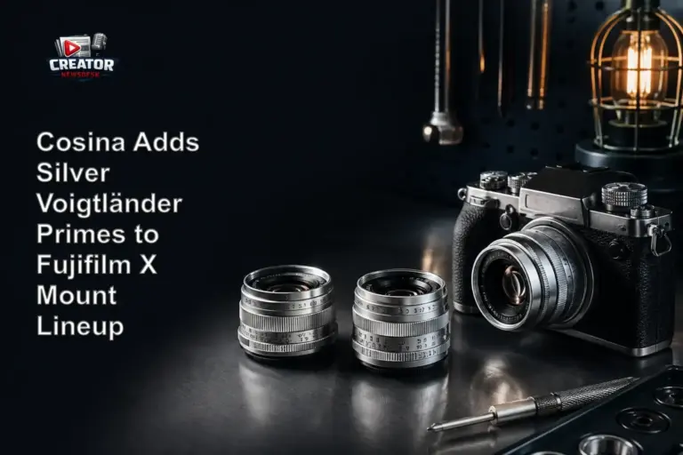 Cosina Adds Silver Voigtländer Primes to Fujifilm X Mount Lineup