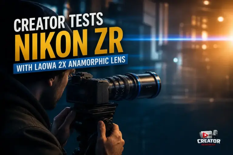 Creator Tests Nikon ZR with Laowa 2x Anamorphic Lens