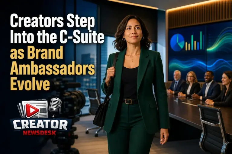 Creators Step Into the C-Suite as Brand Ambassadors Evolve