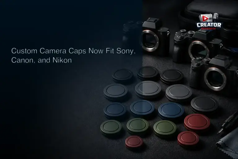 Custom Camera Caps Now Fit Sony, Canon, and Nikon