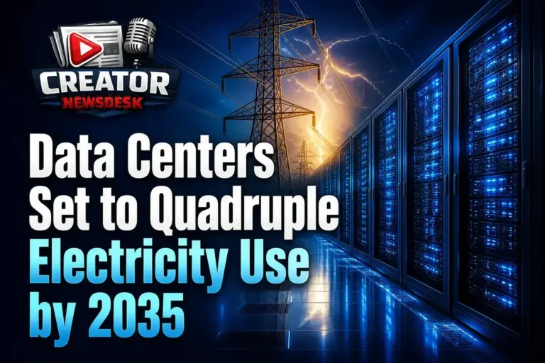 Data Centers Set to Quadruple Electricity Use by 2035