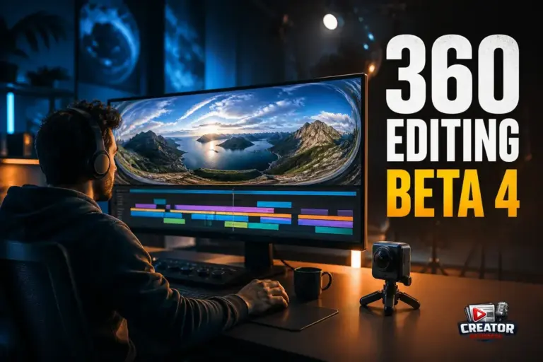 DaVinci Resolve 21 Beta 4 Boosts 360° Editing with Native Insta360 Support