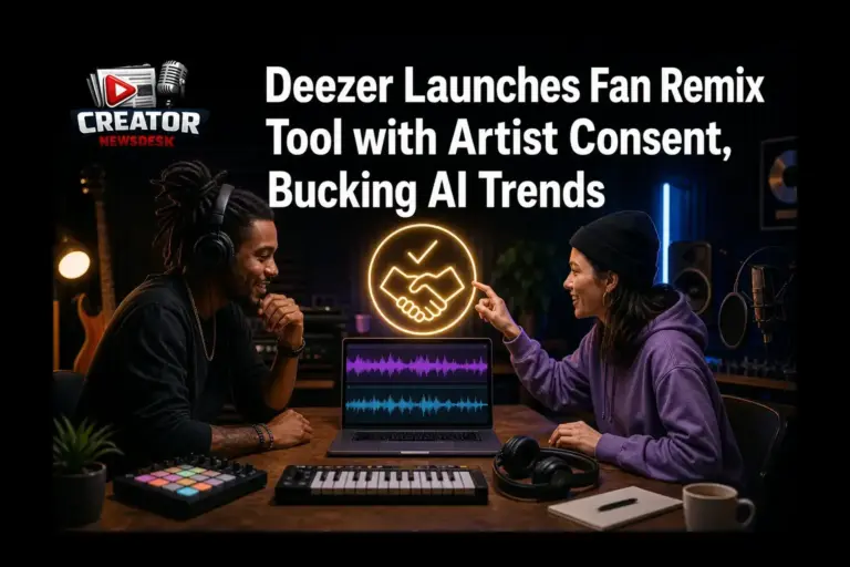 Deezer Launches Fan Remix Tool with Artist Consent, Bucking AI Trends