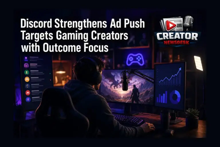 Discord Strengthens Ad Push Targets Gaming Creators with Outcome Focus