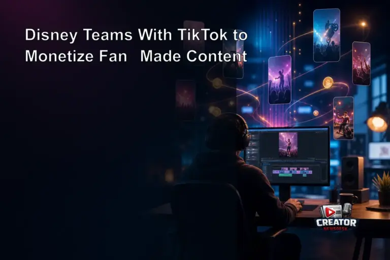 Disney Teams With TikTok to Monetize Fan‑Made Content