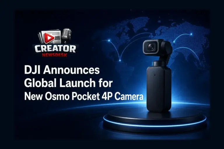 DJI Announces Global Launch for New Osmo Pocket 4P Camera