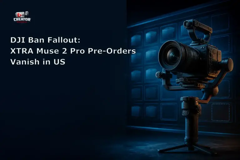 DJI Ban Fallout: XTRA Muse 2 Pro Pre-Orders Vanish in US