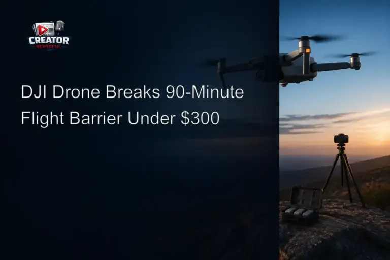 DJI Drone Breaks 90‑Minute Flight Barrier Under $300