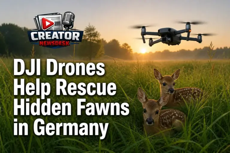 DJI Drones Help Rescue Hidden Fawns in Germany