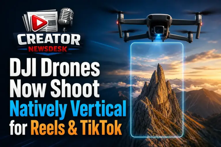 DJI Drones Now Shoot Natively Vertical for Reels & TikTok