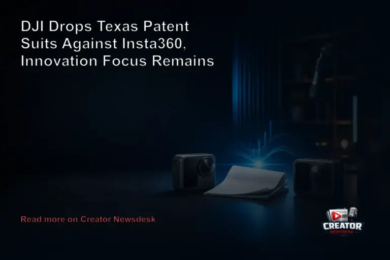 DJI Drops Texas Patent Suits Against Insta360, Innovation Focus Remains