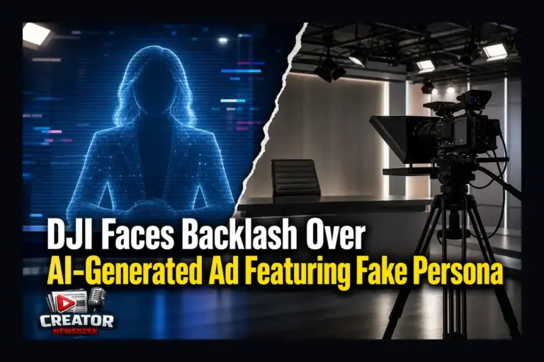 DJI Faces Backlash Over AI-Generated Ad Featuring Fake Persona