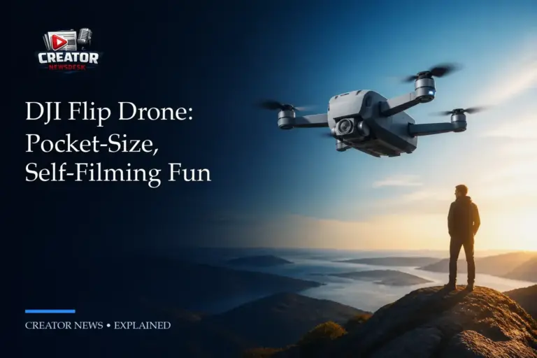 DJI Flip Drone: Pocket‑Size, Self‑Filming Fun