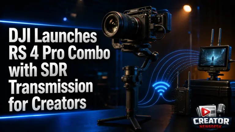 DJI Launches RS 4 Pro Combo with SDR Transmission for Creators