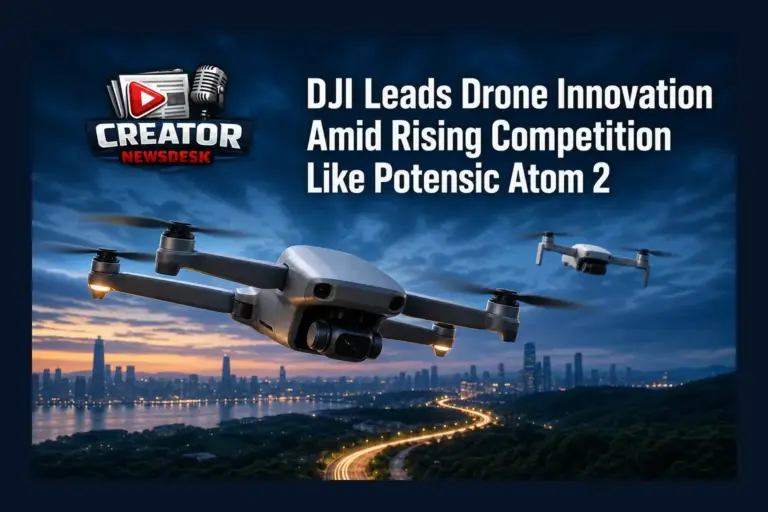 DJI Leads Drone Innovation Amid Rising Competition Like Potensic Atom 2