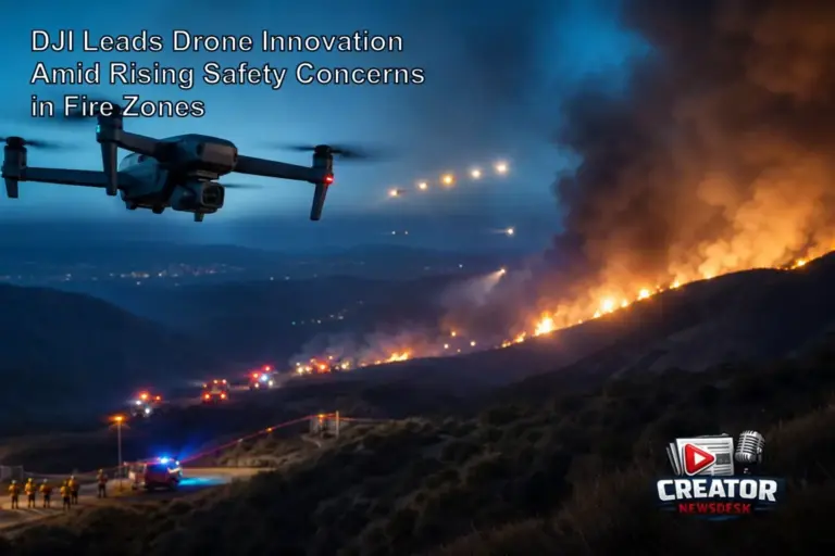 DJI Leads Drone Innovation Amid Rising Safety Concerns in Fire Zones
