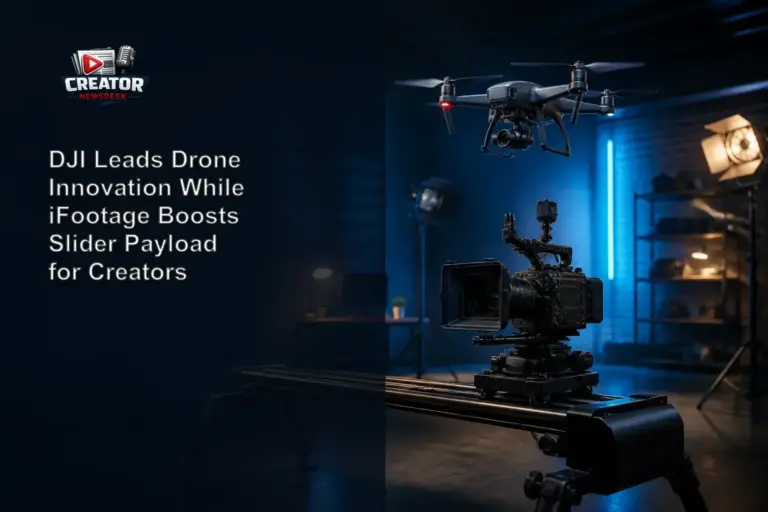 DJI Leads Drone Innovation While iFootage Boosts Slider Payload for Creators