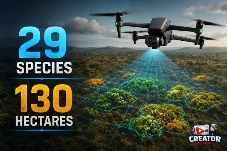 DJI Matrice 4E Maps 29 Species Over 130 Hectares