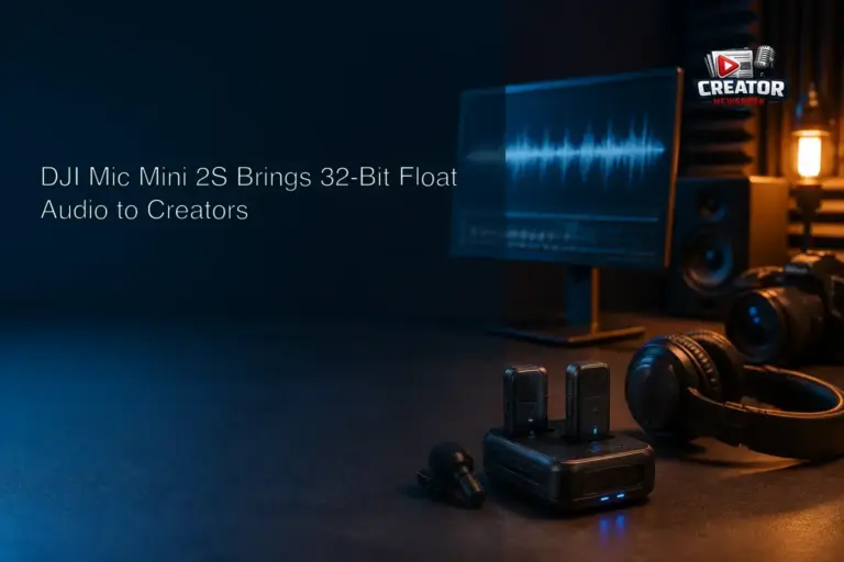 DJI Mic Mini 2S Brings 32-Bit Float Audio to Creators