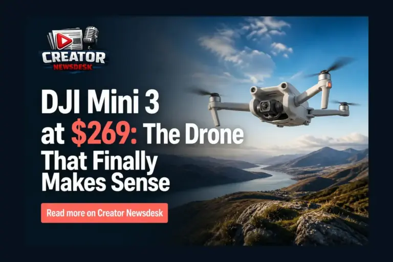 DJI Mini 3 at $269: The Drone That Finally Makes Sense