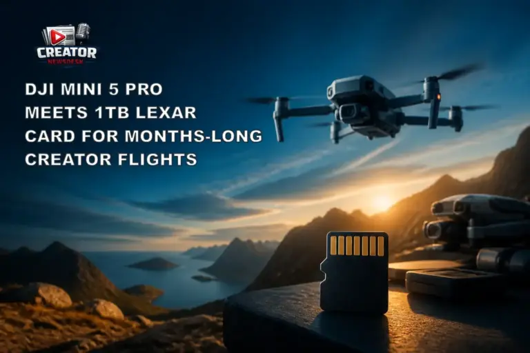 DJI Mini 5 Pro Meets 1TB Lexar Card for Months‑Long Creator Flights
