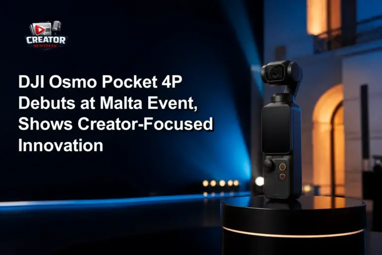 DJI Osmo Pocket 4P Debuts at Malta Event, Shows Creator-Focused Innovation
