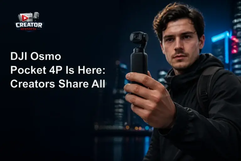 DJI Osmo Pocket 4P Is Here: Creators Share All
