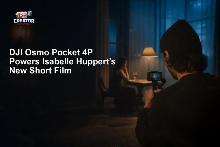 DJI Osmo Pocket 4P Powers Isabelle Huppert’s New Short Film