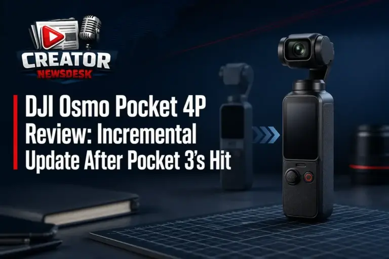 DJI Osmo Pocket 4P Review: Incremental Update After Pocket 3’s Hit