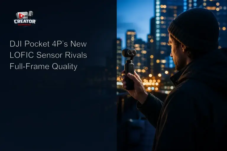 DJI Pocket 4P’s New LOFIC Sensor Rivals Full‑Frame Quality